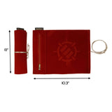 Enhance Tabletop Roll on a Scroll Bag with Dice Red