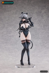 K Pring Original Character Statue 1/6 Cat Woman Happy-chan Different Color Edition 27 cm