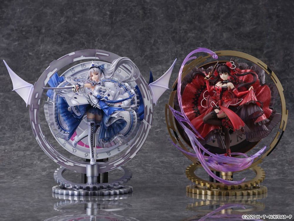 Date A Bullet SHIBUYA SCRAMBLE FIGURE PVC Statue 1/7 The White Queen -Royal Blue Sapphire Dress Ver. 33 cm