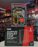 Evoretro Acrylic Display Cases 2-Pack for Action Figures