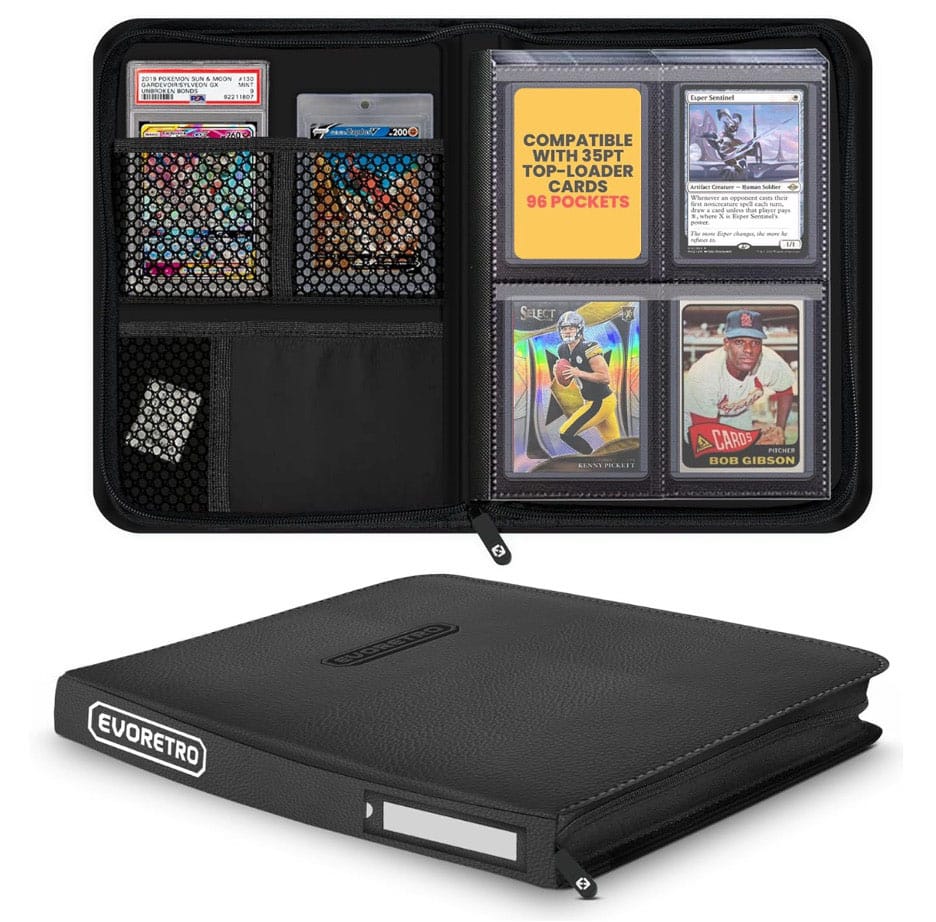 Evoretro Shield+ Topload Cards Binder Compact 96 Karten Black