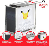 Evoretro Acrylic Display Case for Booster Boxes / Elite Trainer Boxes Ver. 2 with Sliding Lid