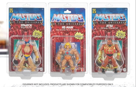 Clamshell PET Protectors 10-Pack for Masters of the Universe Action Figures