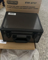 Evoretro Trading Card Suitcase Silver/Gray Small