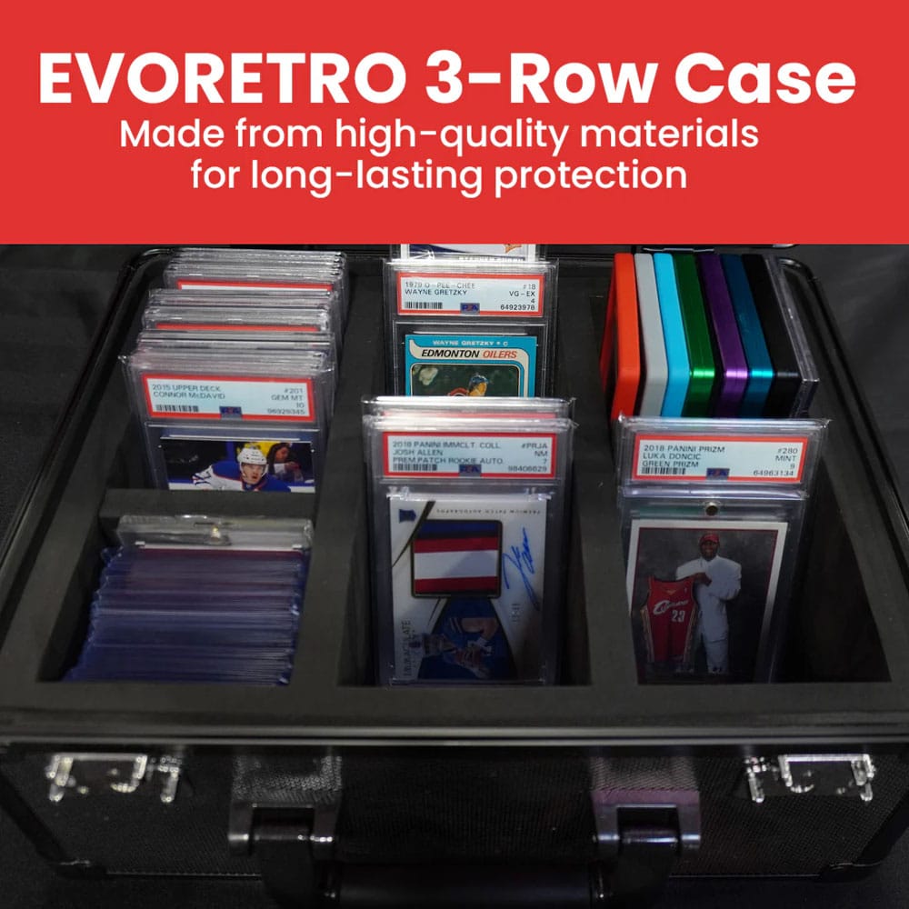 Evoretro Trading Card Suitcase Black Small