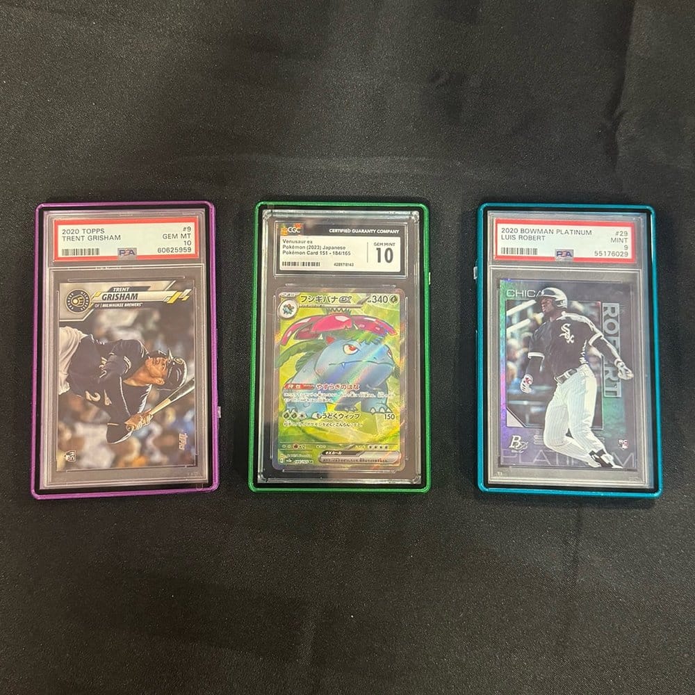 Slab Case Protectors for PSA Graded Cards Black