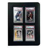 Evoretro Premium Card Slab Binder with Window Black