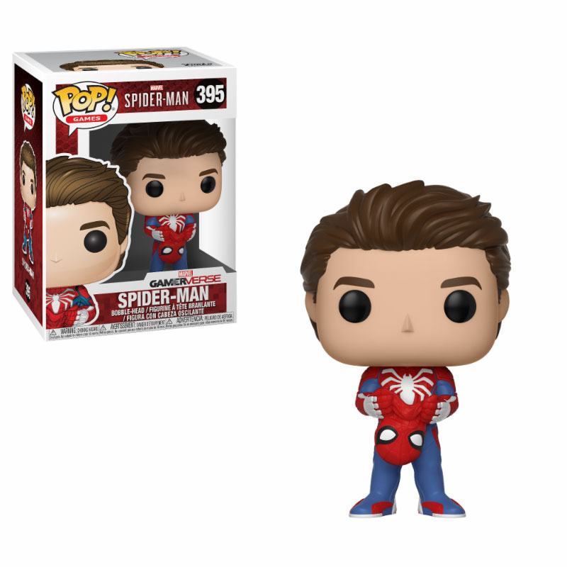 Spider-Man POP! Games Vinyl Figure Unmasked Spider-Man 9 cm