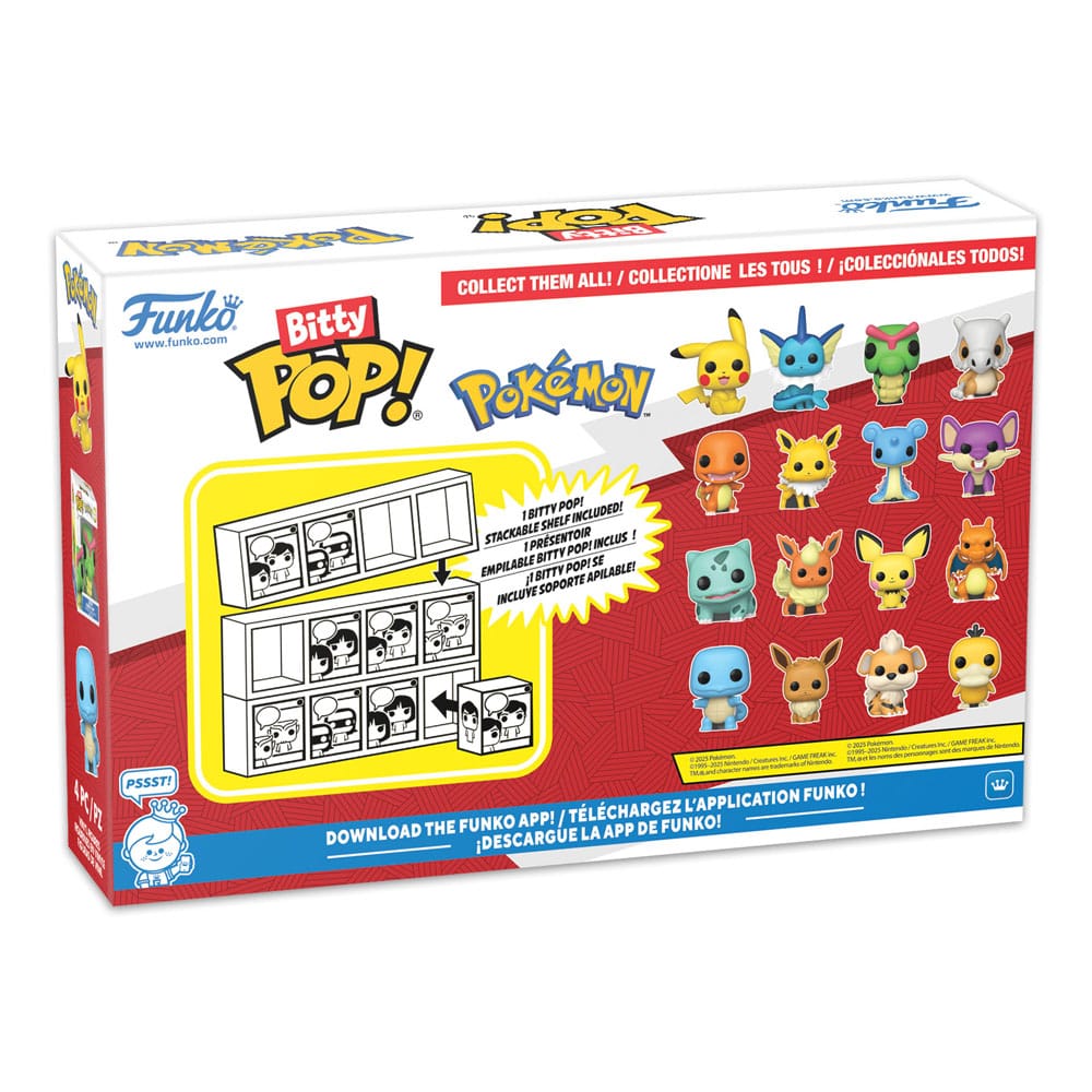 Pokémon Bitty POP! Vinyl Figure 4-Pack Series 1 2 cm
