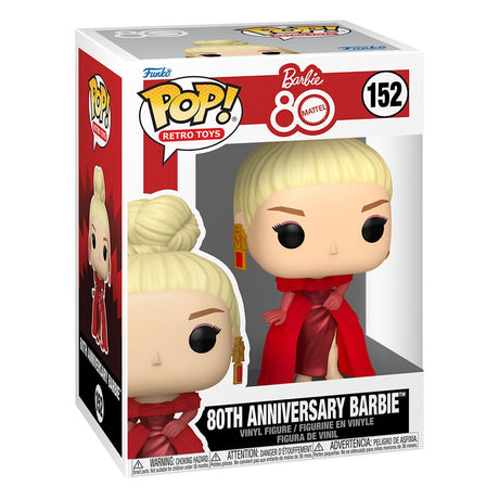 Mattel 80th Anniversary POP! Retro Toys Vinyl Figure Barbie 9 cm