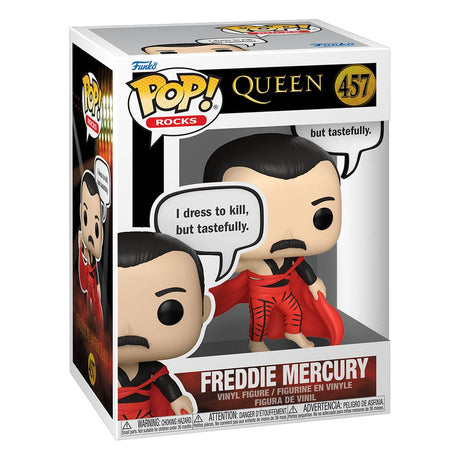Queen POP! Rocks Vinyl Figur Freddie Mercury (I Dress to Kill) 9 cm