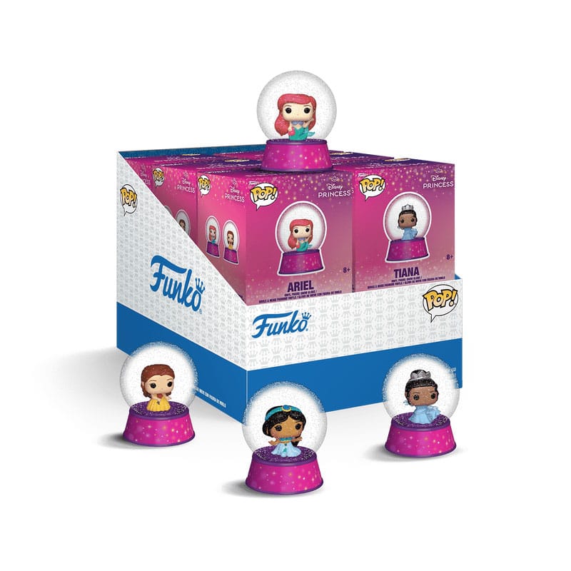 Disney Princess by Loungefly Pins Blind Snow Globes Snowglobes Display (12)