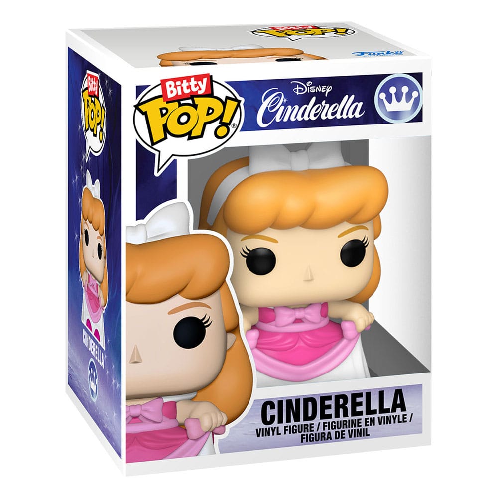 Disney Bitty POP! Display with 2 Vinyl Figures Cinderella's Castle