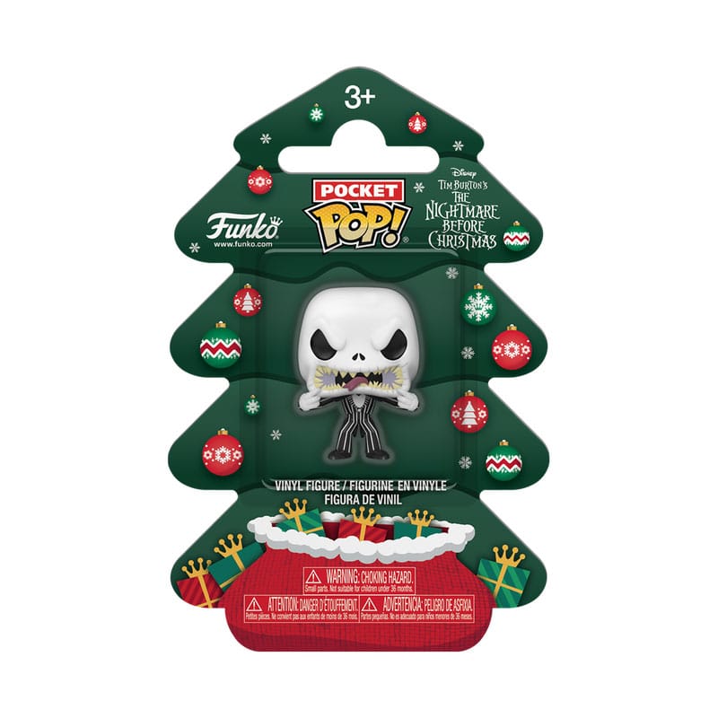 Nightmare before Christmas Holiday 2025 Pocket POP! Vinyl Keychains Jack Tree Holiday Box 4 cm