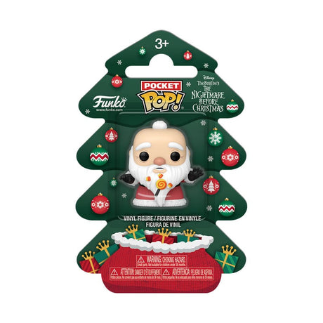 Nightmare before Christmas Holiday 2025 Pocket POP! Vinyl Keychains SandyCLS Tree Holiday Box 4 cm
