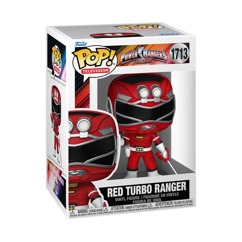 Power Rangers Generations (Tommy) POP! Movies Vinyl Figures Turbo - Red Ranger 9 cm
