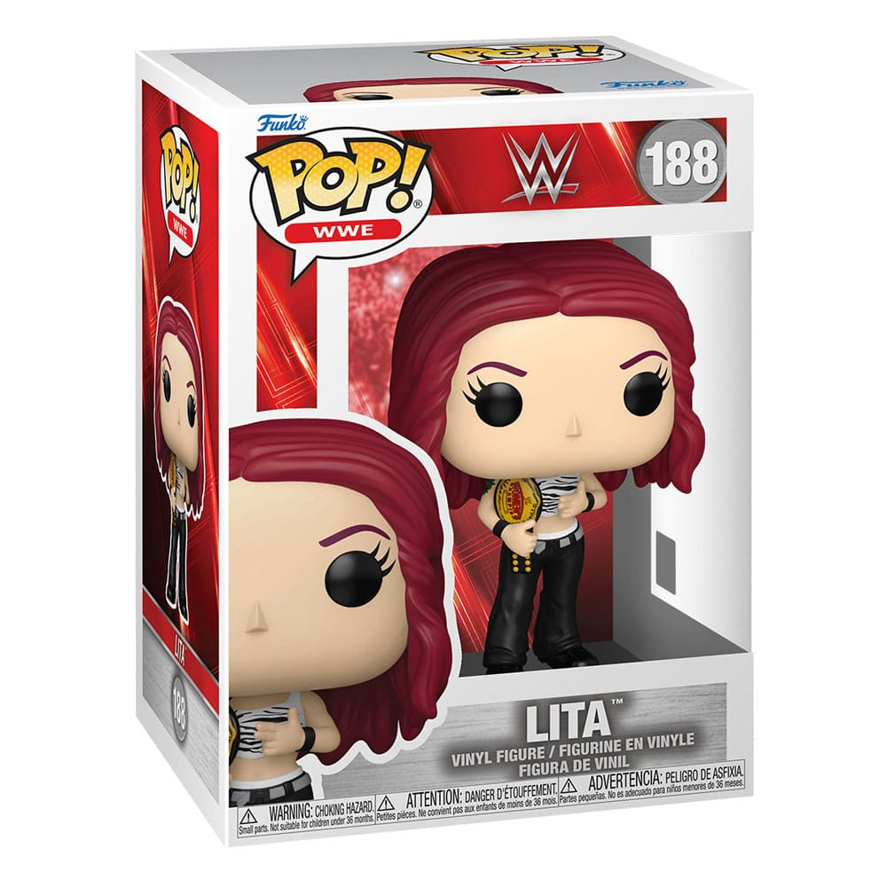 WWE POP! Vinyl Figure Lita with Championship Belt 9 cm