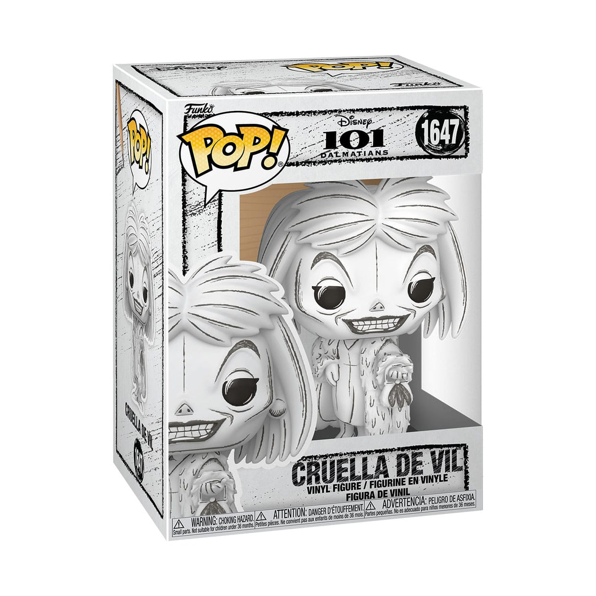 Disney POP! Vinyl Figure Sketched- Cruella De Vil 9 cm