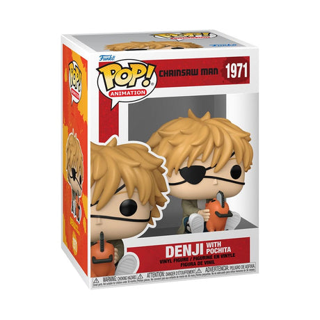 Chainsaw Man POP! Games Vinyl Figure Denji & Pochita 9 cm