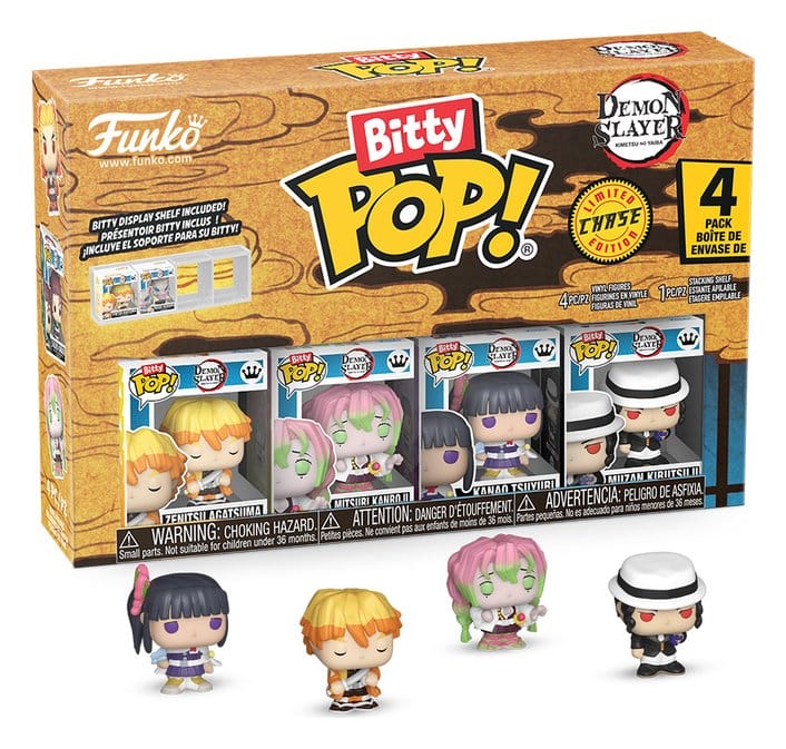 Demon Slayer: Kimetsu no Yaiba Bitty POP! Vinyl Figure 4-Pack Zenitsu 2,5 cm
