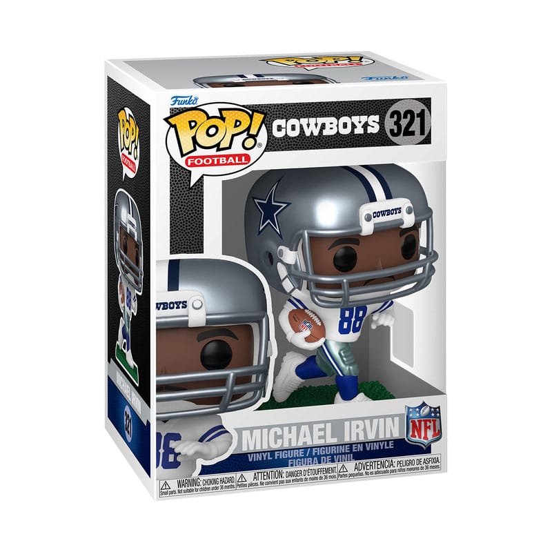 NFL: Legends POP! Sports Vinyl Figure Legends- Michael Irvin(Cowboys) 9 cm