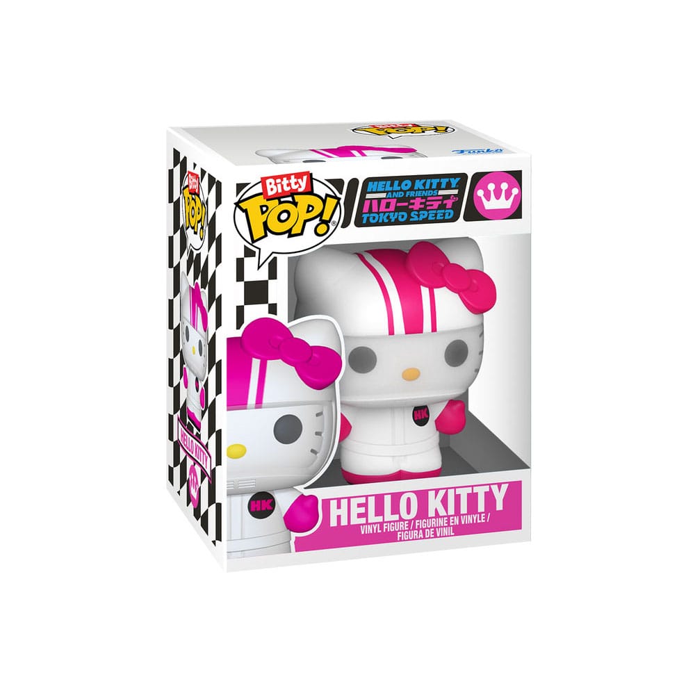 Sanrio Bitty POP! Ride Vinyl Figure Racecar w/HK 2,5 cm