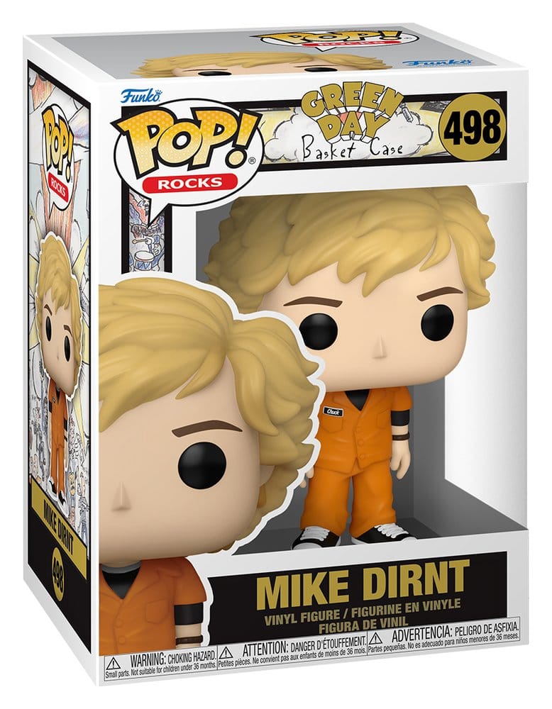 Green Day POP! Rocks Vinyl Figure Mike Dirnt (Basket Case) 9 cm