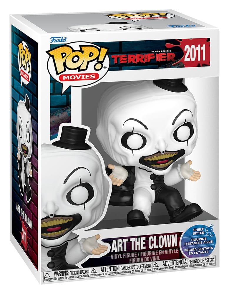 Terrifier POP! Movies Vinyl Figure Art the Clown (Horror Sitters) 9 cm