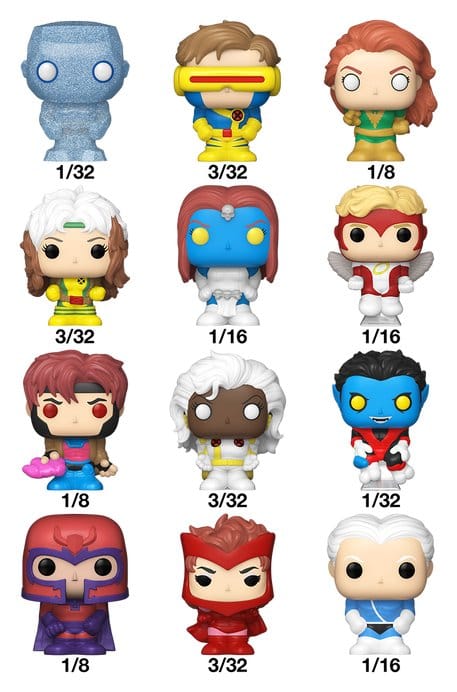 X-Men Bitty POP! Vinyl Figure Display (32) PDQ 2,5 cm