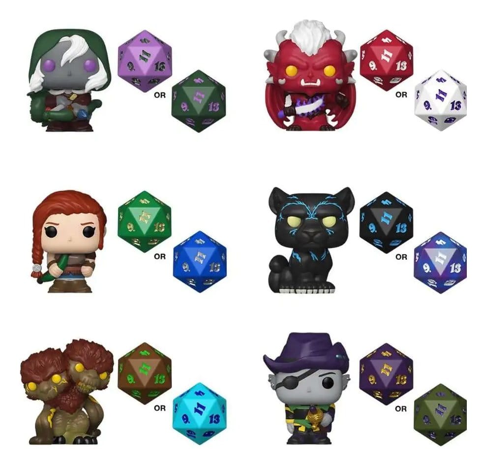 Dungeons & Dragons Bitty POP! & Dice Mystery Series 1 (12)