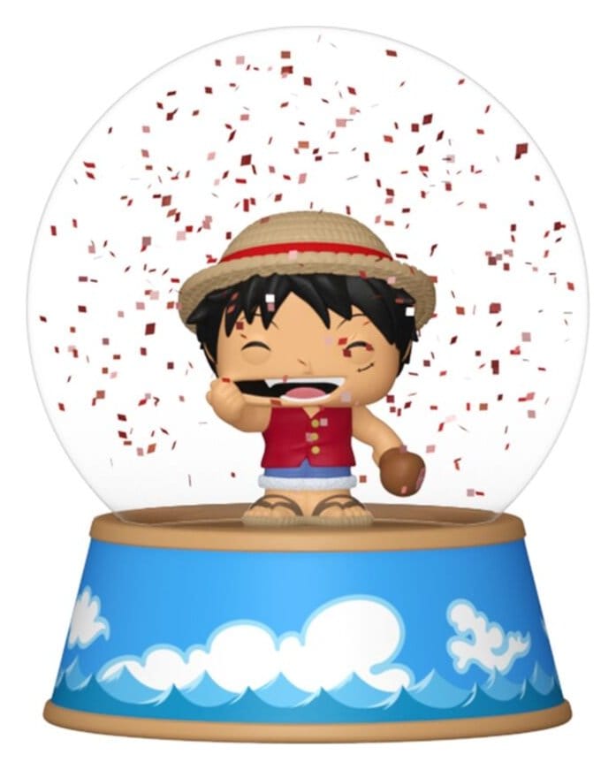 One Piece Mini Figures Glitter Globes PDQ 5 cm Display (12)