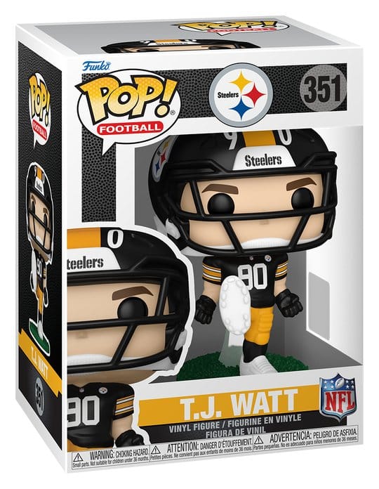 NFL POP! Vinyl Figure : Steelers- T.J. Watt 9 cm