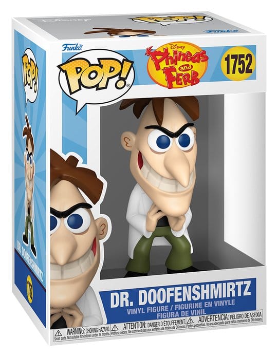 Phineas and Ferb POP! Disney Vinyl Figure Dr. Doofenshmirtz 9 cm