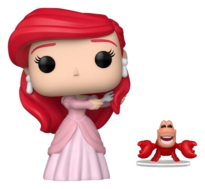 The Little Mermaid POP! Vinyl Figure S3 – Ariel with Sebastian 9 cm