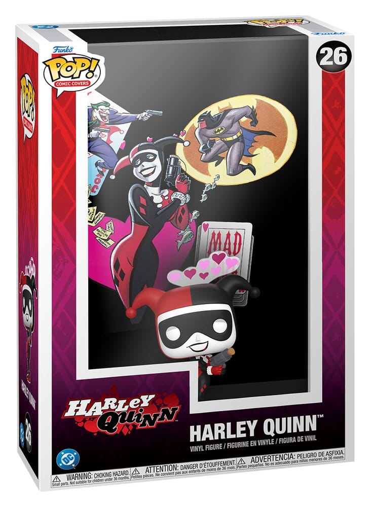 DC Comics POP! Comic Covers Vinyl Figure Harley Quinn 9 cm