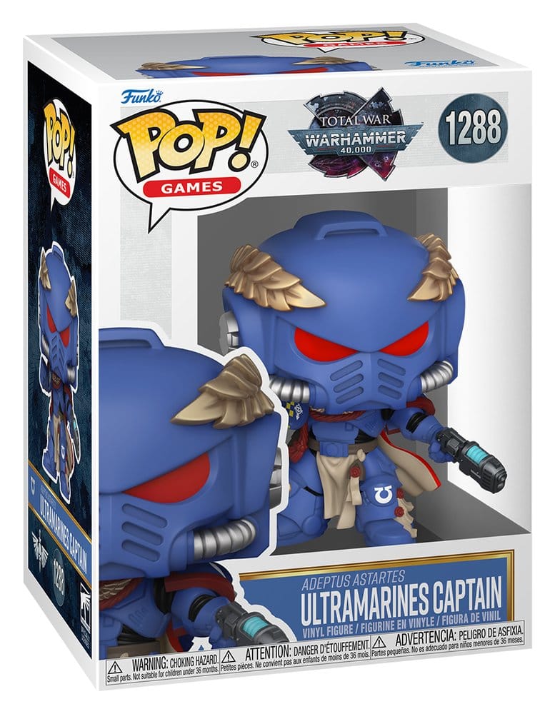Warhammer 40,000 POP! Games Vinyl Figure Ultramarines Captain 9 cm