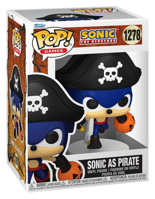 Sonic the Hedgehog POP! Games Vinyl Figure Pirate Sonic 9 cm