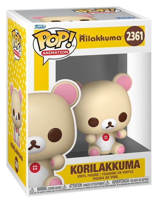 Rilakkuma POP! Animation Vinyl Figure Korilakkuma 9 cm
