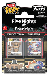 Five Nights at Freddy's Bitty POP! Vinyl Figure 2-Pack Withered Freddy & Sun & Moon 2 cm