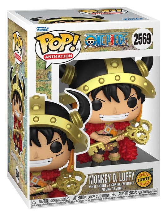 One Piece POP! Animation Vinyl Figures Elbaph Arc Luffy w/Chase 9 cm Assortment (6)