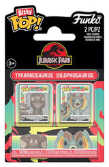 Jurassic Park Bitty POP! Vinyl Figure 2-Pack Tyrannosaurus Fossil & Dilophosaurus 2 cm