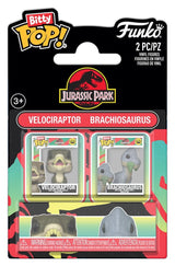 Jurassic Park Bitty POP! Vinyl Figure 2-Pack Velociraptor & Brachiosaurus 2 cm