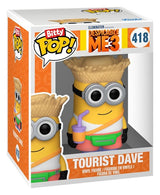 Minions Bitty POP! Vinyl Figures 2-Pack Pajama Bob & Tourist Dave 2 cm