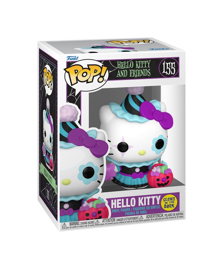 Sanrio POP! Animation Vinyl Figures : Hello Kitty- HK Spooky with Chase 9 cm Assortment (6)