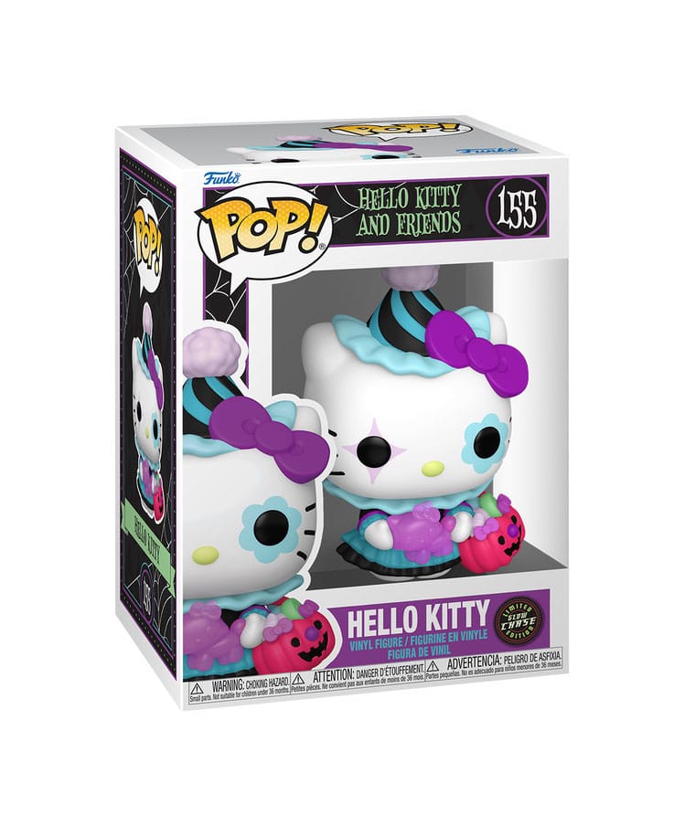 Sanrio POP! Animation Vinyl Figures : Hello Kitty- HK Spooky with Chase 9 cm Assortment (6)