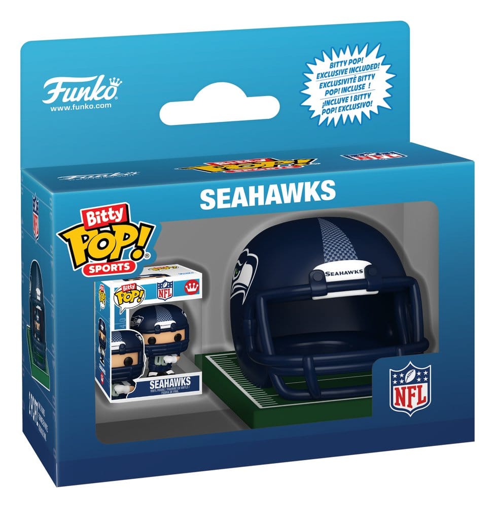 NFL Bitty POP! Helmets Vinyl Figures NFC Series 1 Assortment (12)