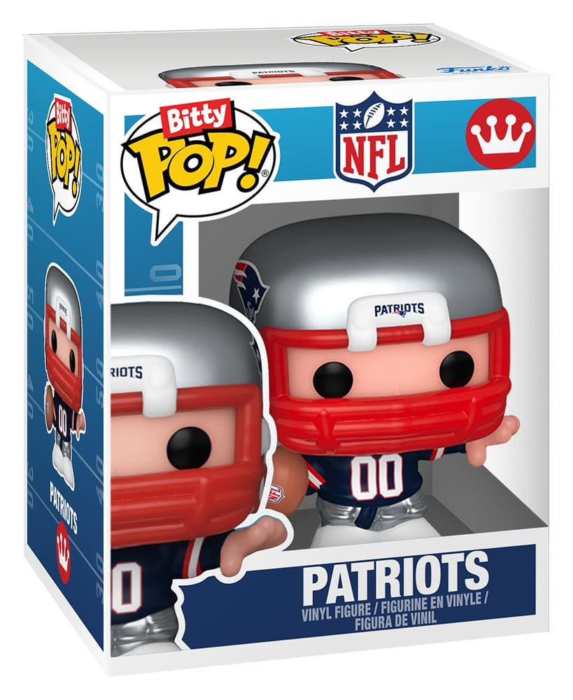 NFL Bitty POP! Helmets Vinyl Figures AFC Series 1 Assortment (12)
