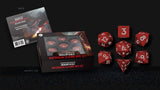 Dungeons & Dragons Premium Silicon Dice Set Dragon Scale Red (7)