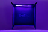 FanRoll Shadowlight Folding Blacklight Dice Tray Black