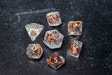 FanRoll  Dice Set Rose (7)